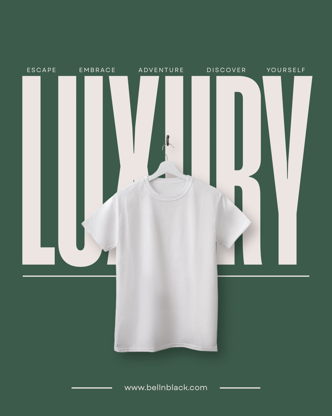 UNISEX BLACK T-SHIRT
